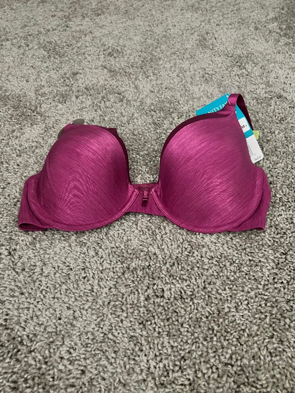 NWT Vanity Fair Women's Illumination Full Coverage Bra Plumberry 38B - Picture 2 of 6